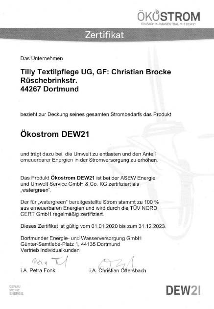 Textilpflege - Reinigung  Dortmund